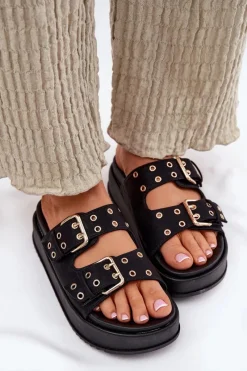 Klapki Na Platformie|Klapki Damskie Klasyczne><noscript><img width=