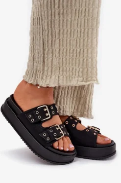 Klapki Na Platformie|Klapki Damskie Klasyczne><noscript><img width=