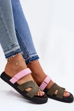 Klapki Na Platformie|Klapki Damskie Klasyczne><noscript><img width=