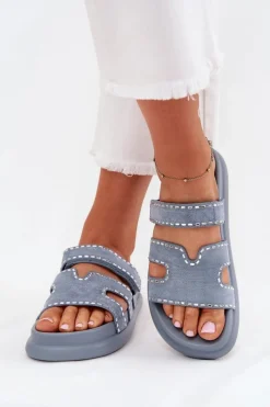 Online Klapki Damskie Ze Zdobieniem Na Platformie e Delyna Damskie Klapki Na Platformie|Klapki Damskie Klasyczne