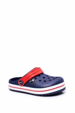 Chłopięce|Dziewczęce>Boto Klapki Dla Chłopca Dziewczynki Dziecięce Piankowe Kroksy Granatowe