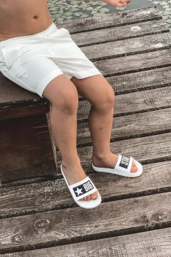 Online Klapki Dziecięce Big Star DD374151 Białe Dzieci Chłopięce|Dziewczęce