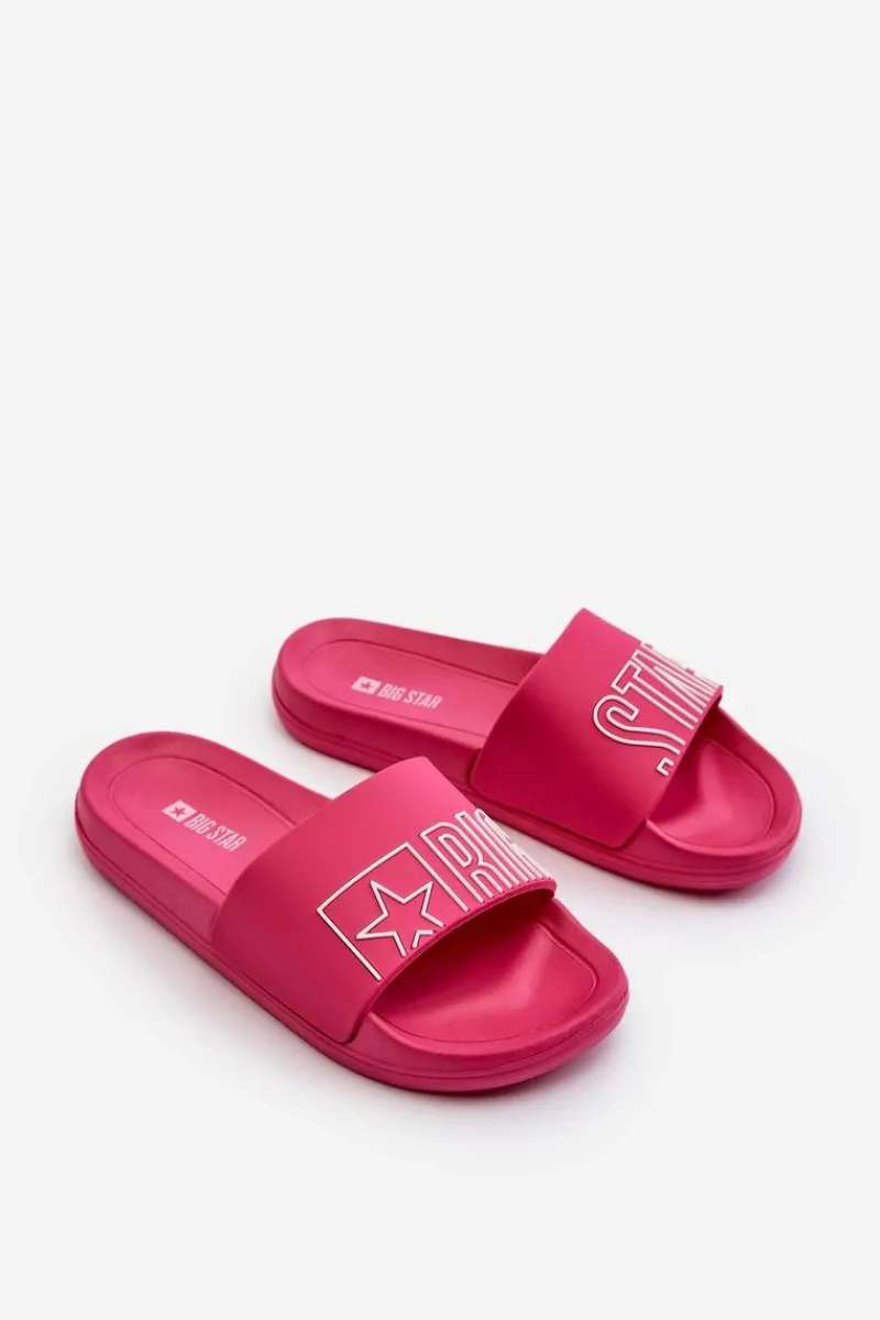 Chłopięce|Dziewczęce>Big Star Shoes Klapki Dziecięce BIG STAR NN374524 Fuksja