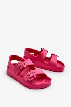 Online Klapki Dziecięce Lekkie Z Klamrami BIG STAR NN374540 Fuksja Dzieci Chłopięce|Dziewczęce