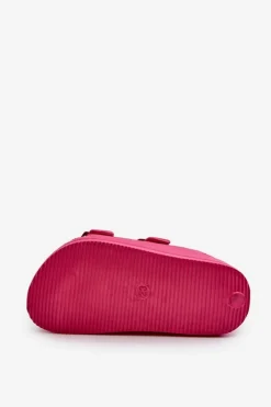 Online Klapki Dziecięce Lekkie Z Klamrami BIG STAR NN374540 Fuksja Dzieci Chłopięce|Dziewczęce