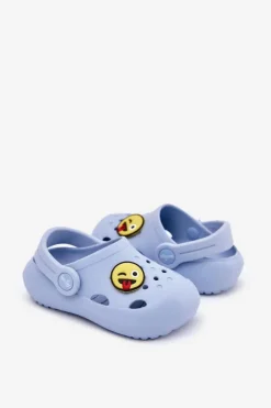 New Boto Klapki Dziecięce Piankowe Z Przypinką LEMIGOSE 880 e Niebieski