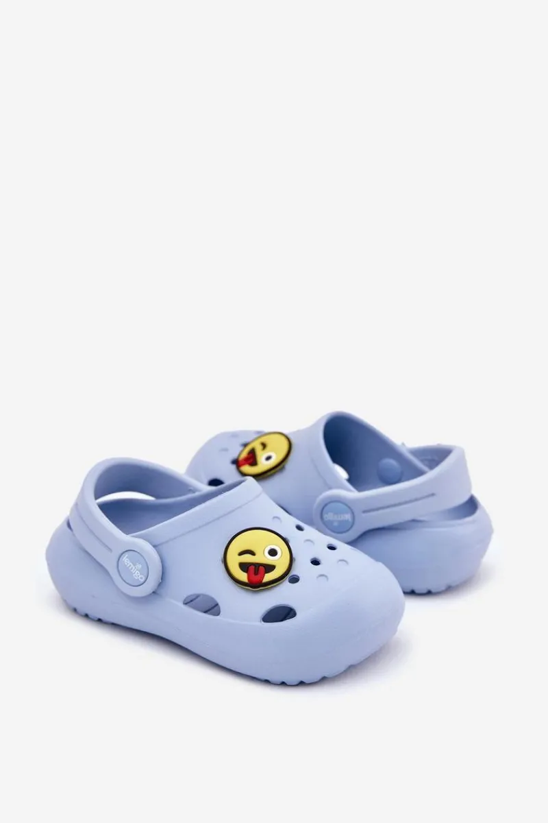 New Boto Klapki Dziecięce Piankowe Z Przypinką LEMIGOSE 880 e Niebieski