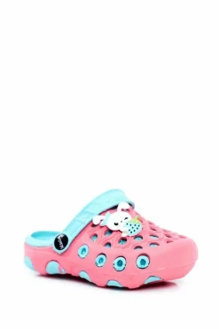 Dziewczęce>Boto Klapki Dziecięce Piankowe Kroksy Czerwone Królik Zoë