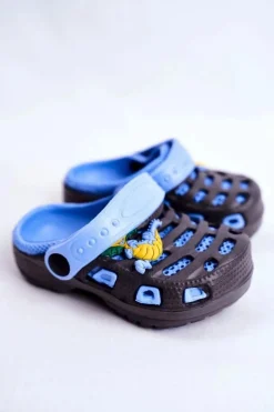 Online Boto Klapki Dziecięce Piankowe Kroksy Czarne Small Dragon