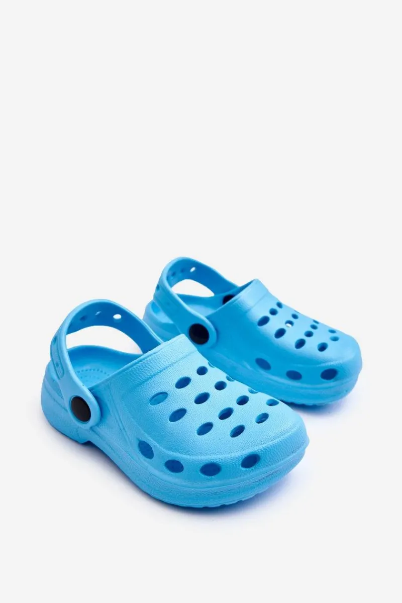 Sale Boto Klapki Dziecięce Piankowe Kroksy Jasnoniebieskie Lucas