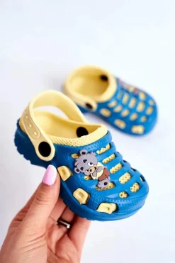 Sale Klapki Dziecięce Piankowe Kroksy Czarne Small Koala Dzieci Chłopięce|Dziewczęce