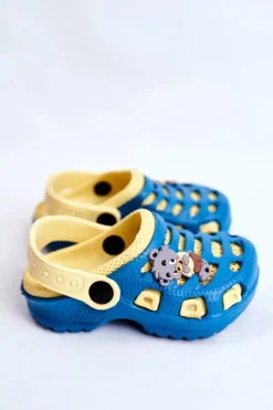 Sale Klapki Dziecięce Piankowe Kroksy Czarne Small Koala Dzieci Chłopięce|Dziewczęce