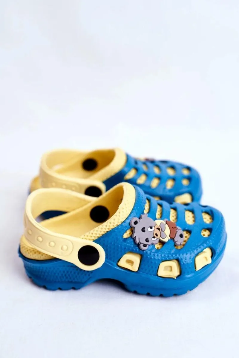 Sale Klapki Dziecięce Piankowe Kroksy Czarne Small Koala Dzieci Chłopięce|Dziewczęce