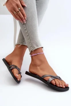 Best Klapki Japonki Damskie 81805 Kirei Fem Srebrne Damskie Klapki Sportowe|Klapki Damskie Japonki