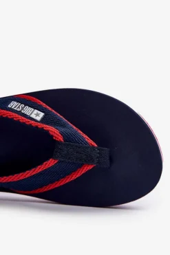 Clearance Klapki Japonki Męskie Big Star NN174623 Granatowe Męskie Klapki Męskie Big Star|Klapki Męskie Japonki