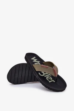 New Klapki Japonki Męskie ZANE FLIPFLOP MEN LOW 20251044.20251044.57B Zielone Męskie Klapki Męskie Klasyczne|Klapki Męskie Japonki