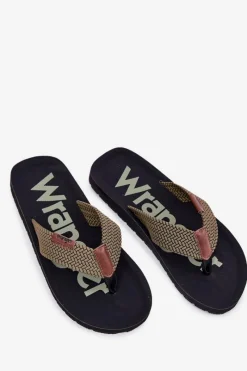 New Klapki Japonki Męskie ZANE FLIPFLOP MEN LOW 20251044.20251044.57B Zielone Męskie Klapki Męskie Klasyczne|Klapki Męskie Japonki