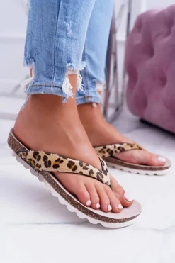Best Boto Klapki Japonki Na Korku Lu Boo Leopard