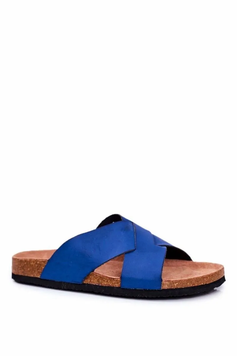 Clearance Klapki Męskie Big Star Granatowe DD174602 Męskie Klapki Męskie Big Star|Klapki Męskie Klasyczne