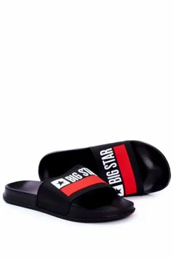 Klapki Męskie Big Star|Klapki Męskie Klasyczne>Big Star Shoes Klapki Męskie Big Star Klasyk Czarne GG174936