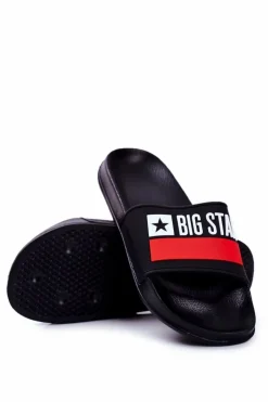 Klapki Męskie Big Star|Klapki Męskie Klasyczne>Big Star Shoes Klapki Męskie Big Star Klasyk Czarne GG174936