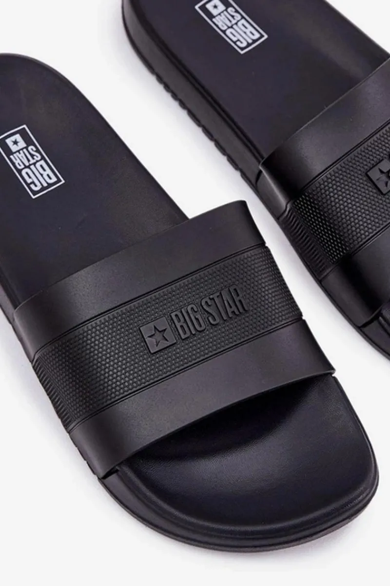 Klapki Męskie Big Star|Klapki Męskie Klasyczne>Big Star Shoes Klapki Męskie Big Star RR174A046 Czarne Czarny