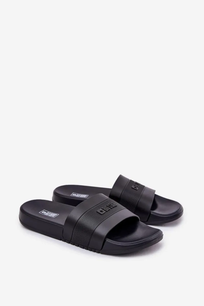 Klapki Męskie Big Star|Klapki Męskie Klasyczne>Big Star Shoes Klapki Męskie Big Star RR174A046 Czarne Czarny