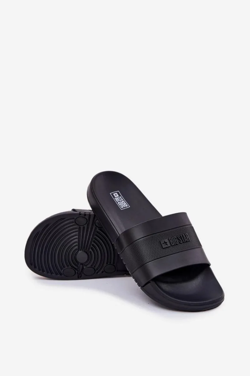 Klapki Męskie Big Star|Klapki Męskie Klasyczne>Big Star Shoes Klapki Męskie Big Star RR174A046 Czarne Czarny