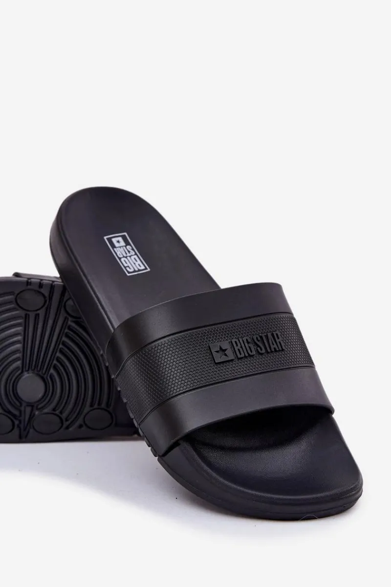 Klapki Męskie Big Star|Klapki Męskie Klasyczne>Big Star Shoes Klapki Męskie Big Star RR174A046 Czarne Czarny