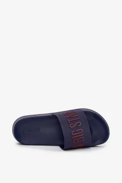 Hot Klapki Męskie Big Star SS174361 Granatowe Męskie Klapki Męskie Big Star|Klapki Męskie Klasyczne