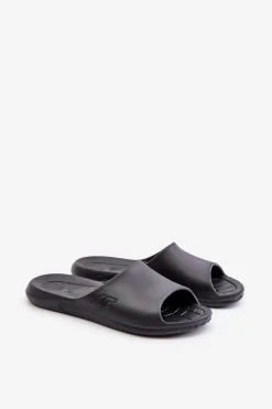 Clearance Klapki Męskie MM00FFLIM092-20S Czarne Męskie Klapki Męskie Klasyczne