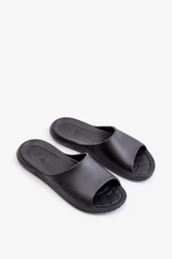 Clearance Klapki Męskie MM00FFLIM092-20S Czarne Męskie Klapki Męskie Klasyczne