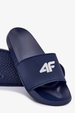 Sale 4F Klapki Męskie RMM00FSLIM011-30S Granatowe