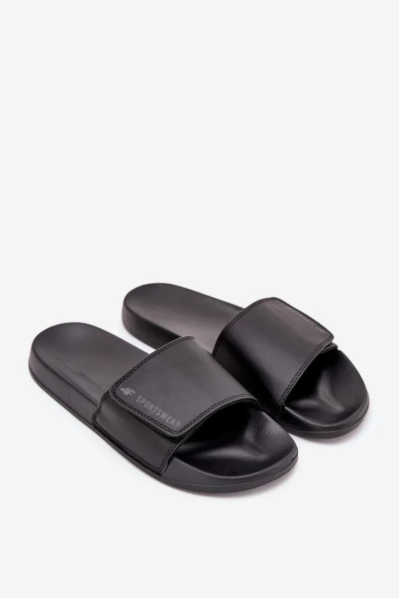 Clearance Klapki Męskie MM00FFLIM032-20S Czarne Męskie Klapki Męskie Klasyczne