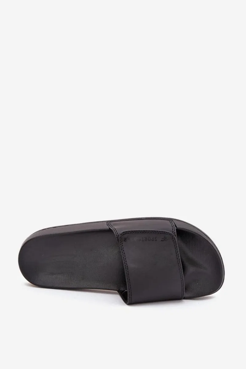 Clearance Klapki Męskie MM00FFLIM032-20S Czarne Męskie Klapki Męskie Klasyczne