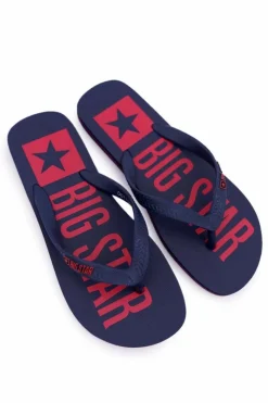 Online Big Star Shoes Klapki Męskie Japonki Big Star Granatowe DD174674