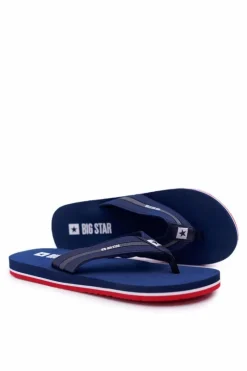 Discount Big Star Shoes Klapki Męskie Japonki Big Star Granatowe DD174661