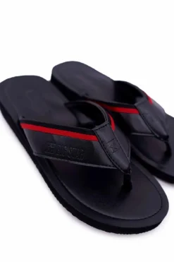 Discount Klapki Męskie Japonki Big Star Czarne DD174678 Męskie Klapki Męskie Big Star|Klapki Męskie Japonki