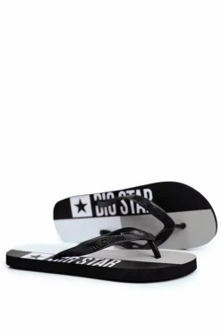 Online Klapki Męskie Japonki Big Star Czarne FF274A453 Męskie Klapki Męskie Big Star|Klapki Męskie Japonki
