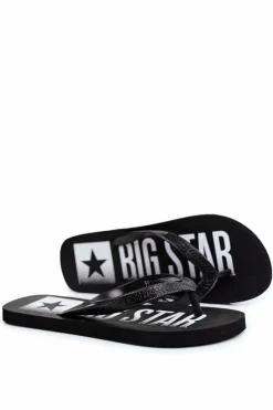 Klapki Męskie Big Star|Klapki Męskie Japonki>Big Star Shoes Klapki Męskie Japonki Big Star Czarne FF274A470
