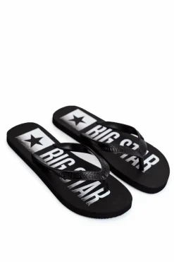 Klapki Męskie Big Star|Klapki Męskie Japonki>Big Star Shoes Klapki Męskie Japonki Big Star Czarne FF274A470