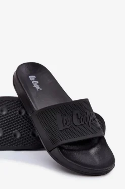 Clearance Klapki Męskie LCW-25-07-3527M Czarne Męskie Klapki Męskie Klasyczne