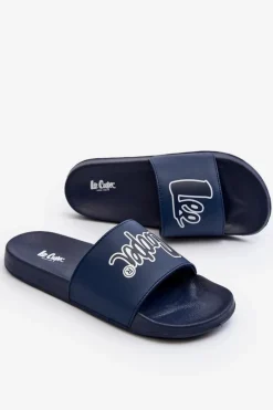 Online Lee Cooper Klapki Męskie LCW-24-42-2481M Granatowe