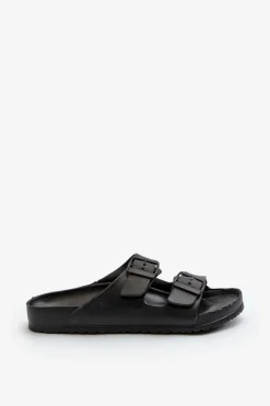 New Evento Klapki Męskie Lekkie Piankowe Z Klamrami Czarne Avatara