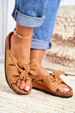 Klapki Korkowe|Klapki Damskie Klasyczne>Boto Klapki Na Korkowej Podeszwie Camel Wendy