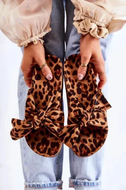 Hot Klapki Na Korkowej Podeszwie Brązowo-Czarne Wendy Damskie Klapki Korkowe|Klapki Damskie Klasyczne