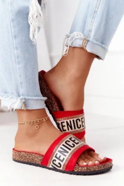 Klapki Korkowe|Klapki Damskie Klasyczne><noscript><img width=