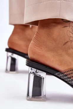 Klapki Na Obcasie|Klapki Damskie Klasyczne><noscript><img width=