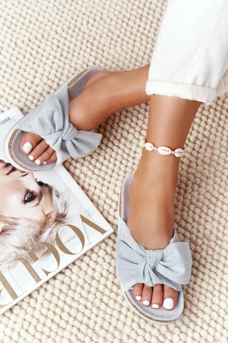 Discount Klapki Na Platformie Jasnoniebieskie So Comfy Damskie Klapki Na Platformie|Klapki Damskie Klasyczne