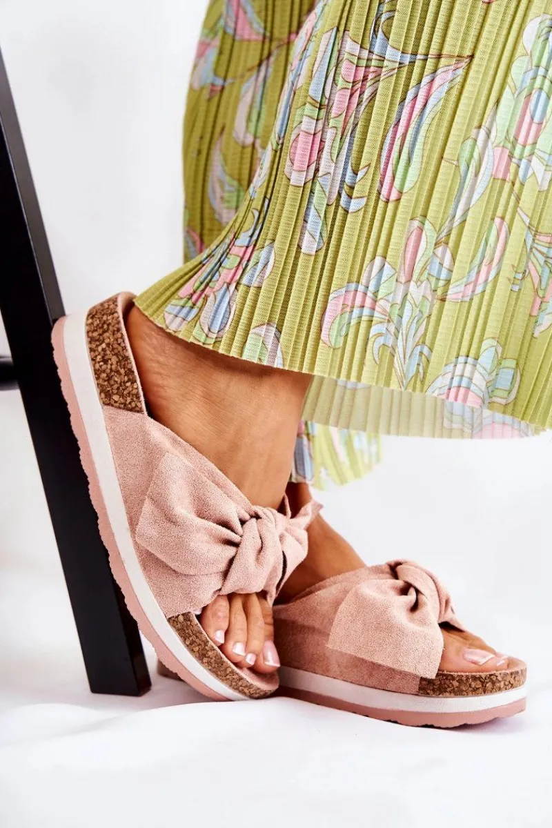 Klapki Na Platformie|Klapki Damskie Klasyczne>Boto Klapki Na Platformie Różowe So Comfy